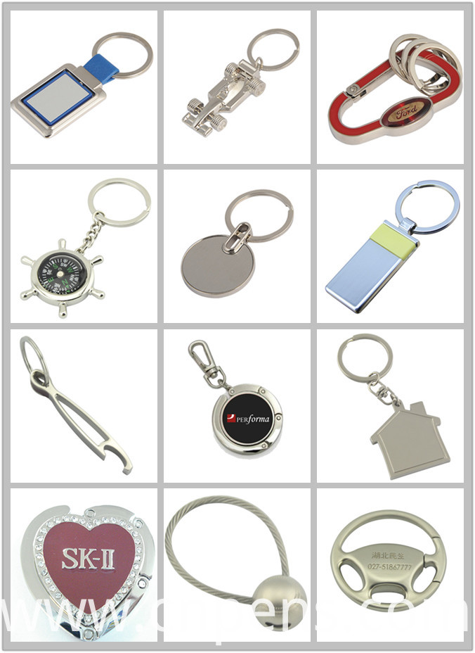 Promotion Enamel Fashion Four Leaf Clover Lucky Key Holder (F1327)